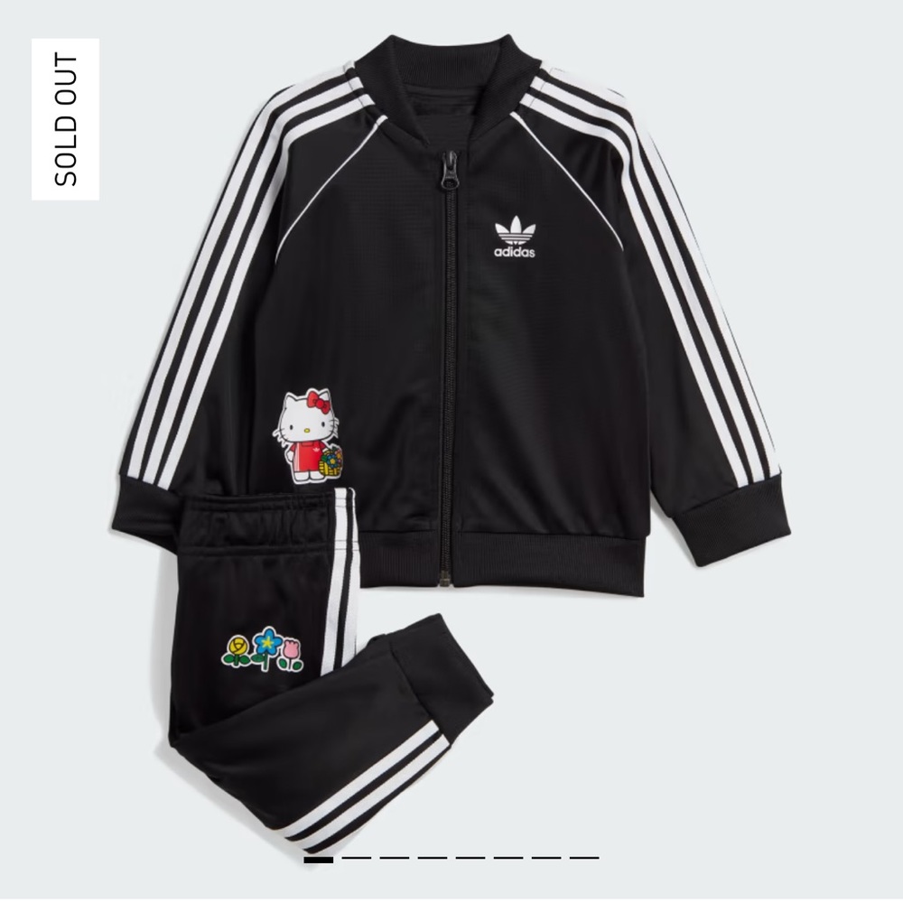 Adidas X Hello Kitty track suit 4t